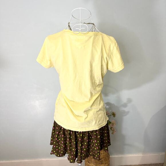 The cutest vintage 90s y2k classic oz ‘Bondi beach’ butter yellow tee shirt - Picture 6 of 7